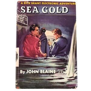 Sea Gold by John Blaine Rick Brant Electronic Adventure HC w/ Dust Jacket 1947